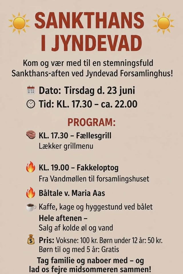 Sankt Hans i Jyndevad 🔥