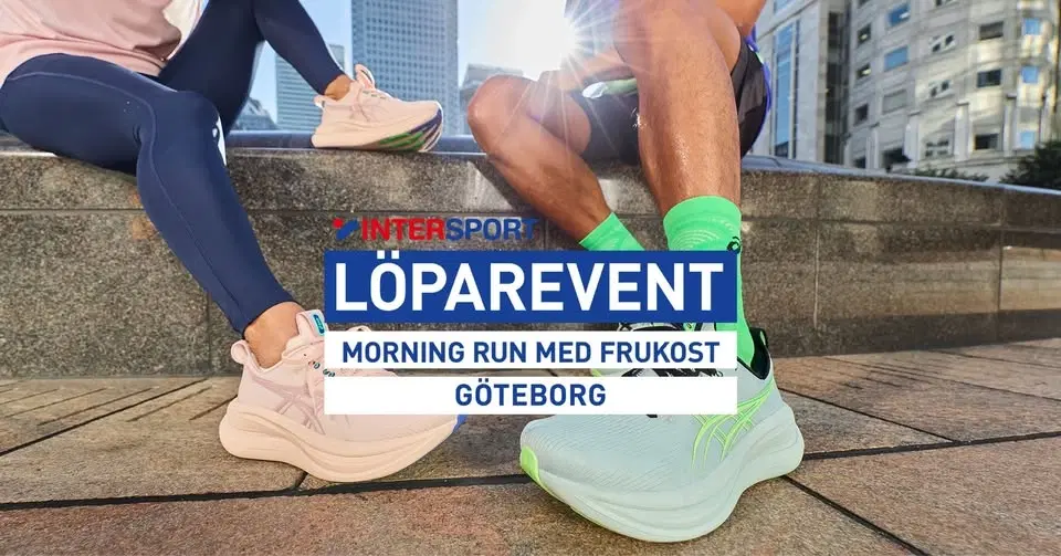 ASICS x INTERSPORT Göteborg Nordstan | Morning run med frukost