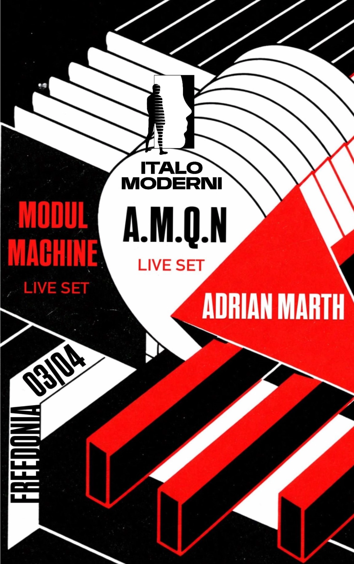 ITALO MODERNI: AMQN LIVE SET, Adrian Marth, MODUL MACHINE LIVE