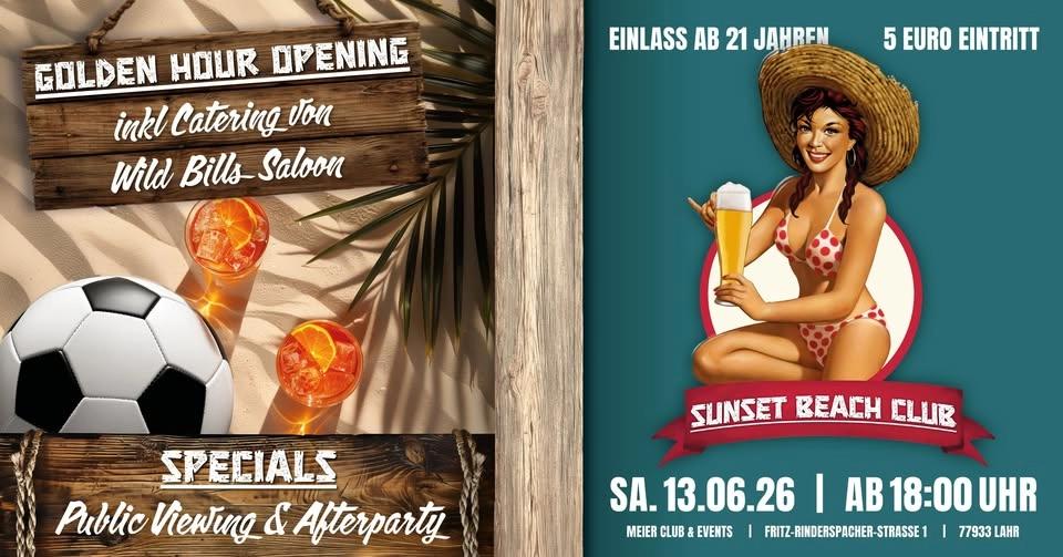 Sunset Beach Club - Das Opening für den Sommer 26