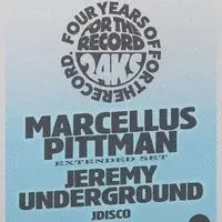 For The Record Presents: Marcellus Pittman & Jeremy Underground