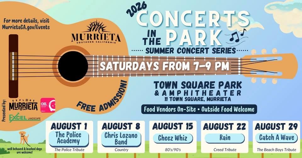 2026 Murrieta Concert in the Park