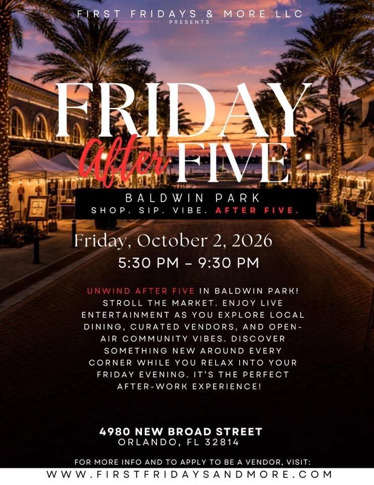 Friday After Five – Baldwin Park