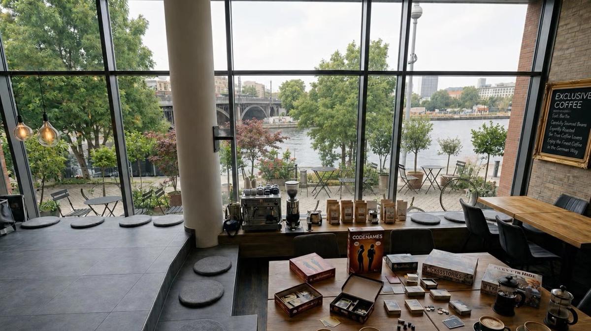 Sunday Retreat by the Spree – Coffee ☕️, Board Games 🎲 & Good Company 🤝