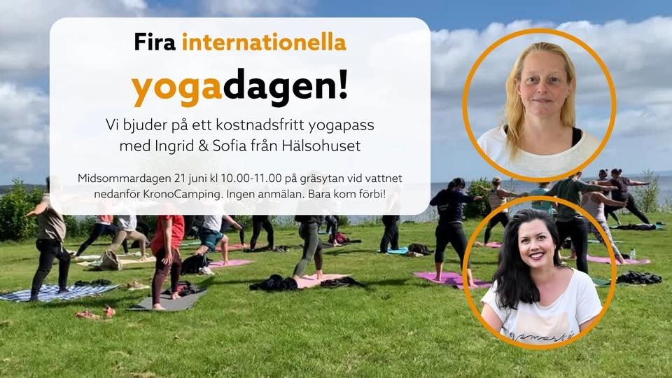 Kostnadsfritt yogapass kl 10-11 (fira internationella yogadagen)