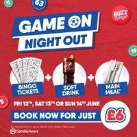 Bingo Balls: Eat, Drink & Play for £6 - Buzz Bingo Feltham