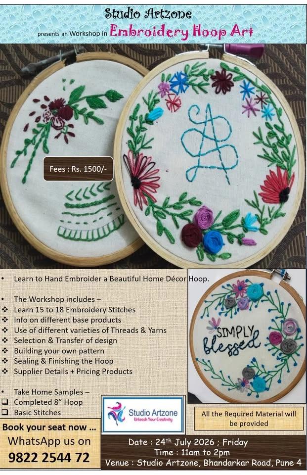 Embroidery Hoop Art