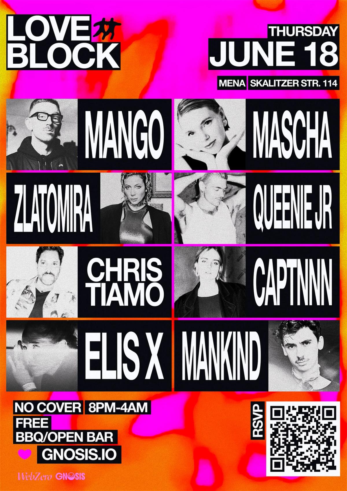 Love Block / Free Entry