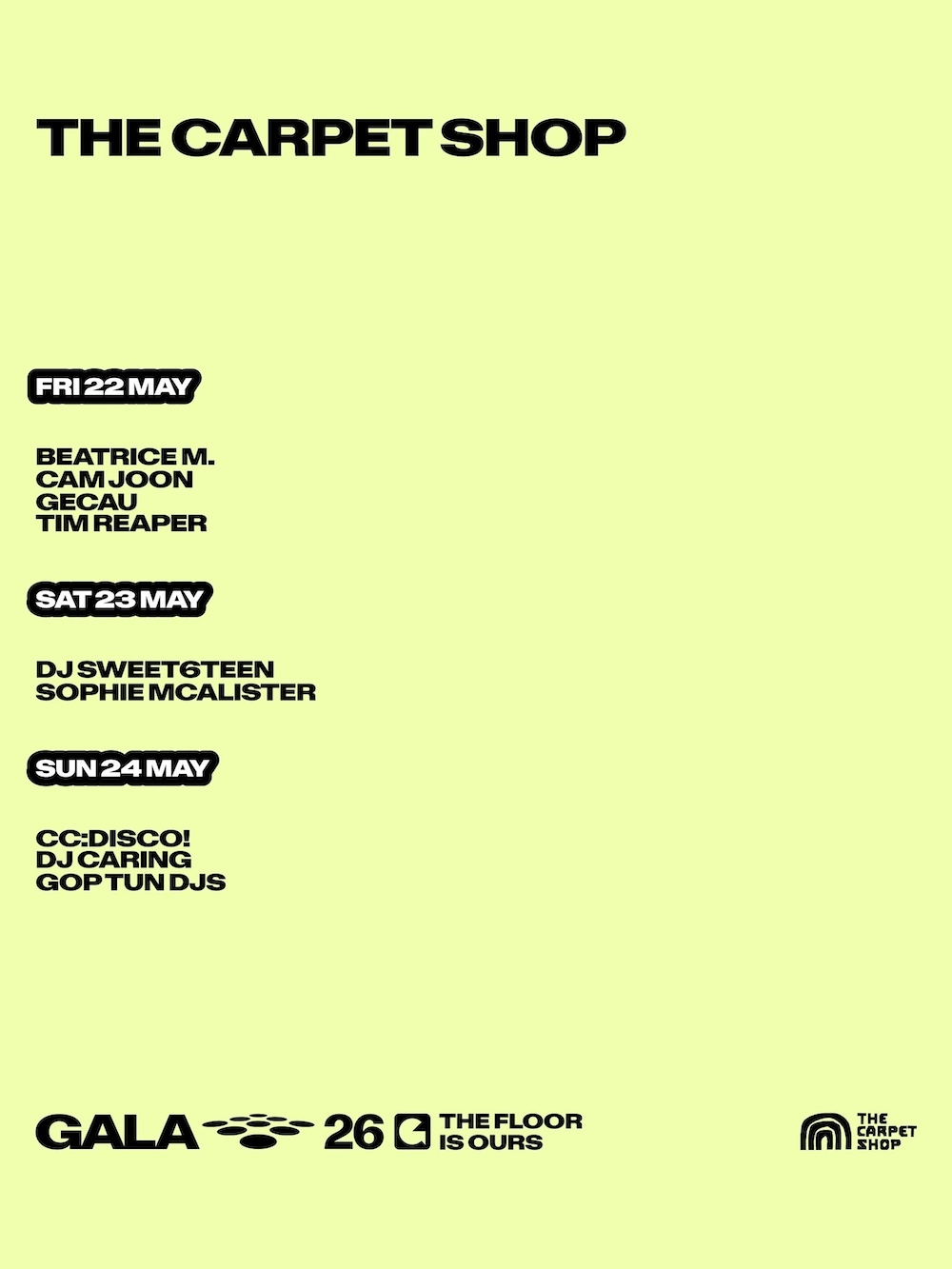 GALA '26 Official Afterparty - dj sweet6teen & Sophie McAlister
