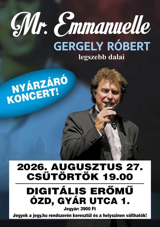 GERGELY ROBI KONCERTSHOW ÓZDON!