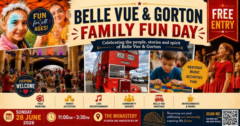 Belle Vue & Gorton FREE Family Fun Day 2026