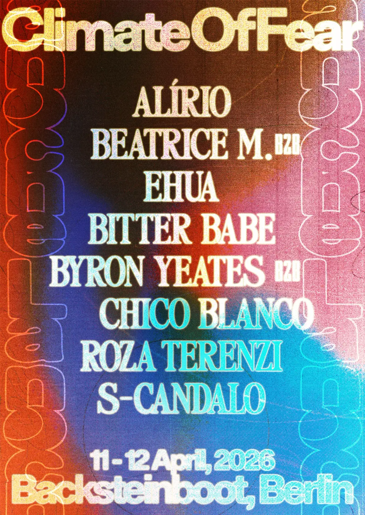 Climate x La Noche 24 hours: Alírio, Ehua b2b Beatrice M., Roza Terenzi