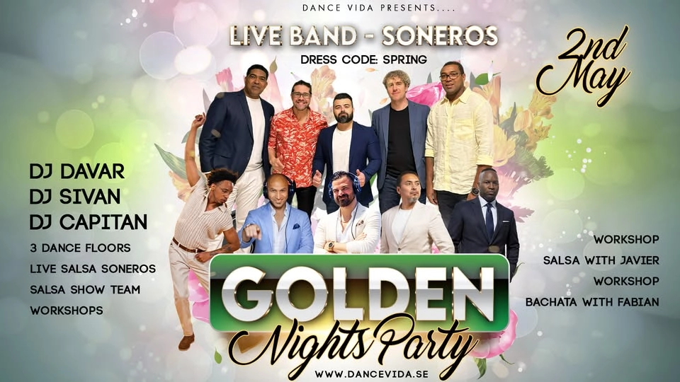 đž Golden Nights Party â Spring Edition đž Dance Vida
