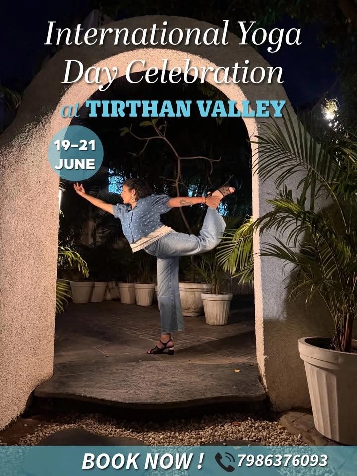 International Yoga Day Celebration at Tirthan Valley 🧘♀️🧘♀️🌲🏔️