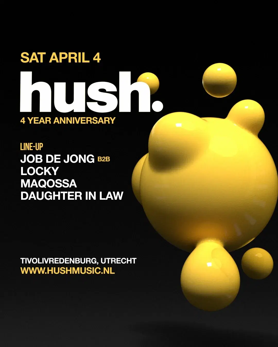 Hush with Job de Jong, Locky & More