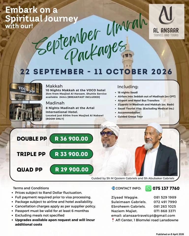 September Umrah Tour