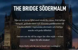 Barnfria i Stockholm Pub/ Mat- Träff 2026-04-17 The Bridge