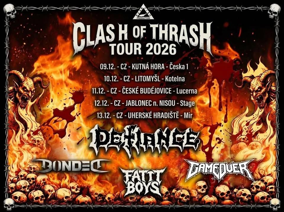 Clash of Thrash tour 2026 | Litomyšl