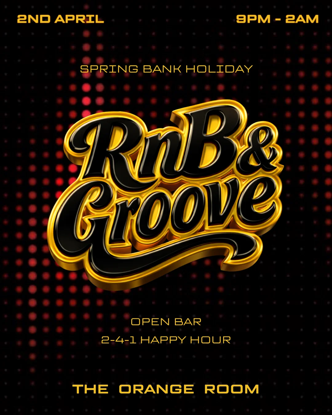 RnB & Groove: Spring Bank Holiday