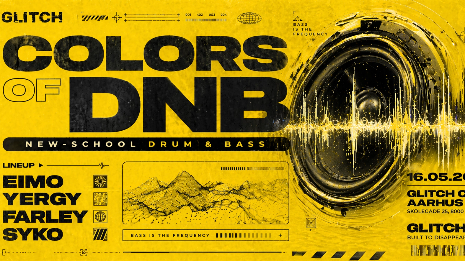 Colors of DNB - New School Drum & Bass @GLITCH