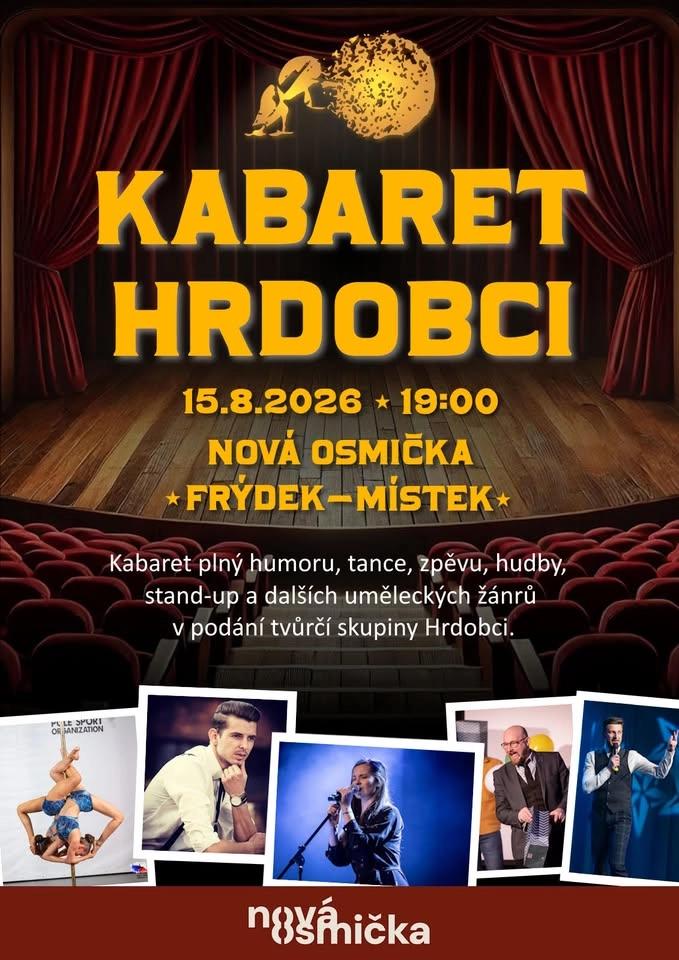 Kabaret Hrdobci znovu v Nové Osmičce! │ VSTUP ZDARMA