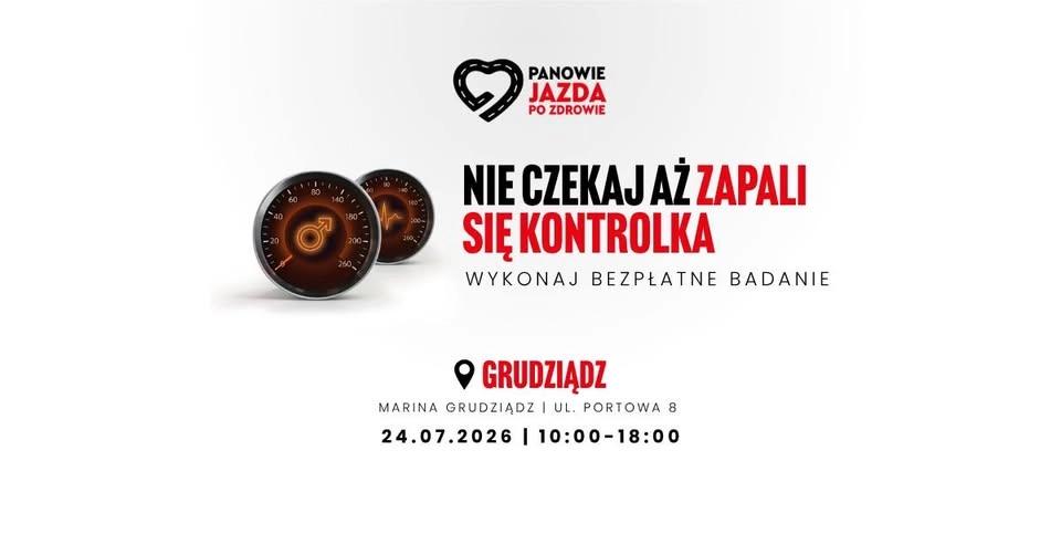 PANOWIE! JAZDA PO ZDROWIE - BEZPŁATNE BADANIA 🏎️ | GRUDZIĄDZ