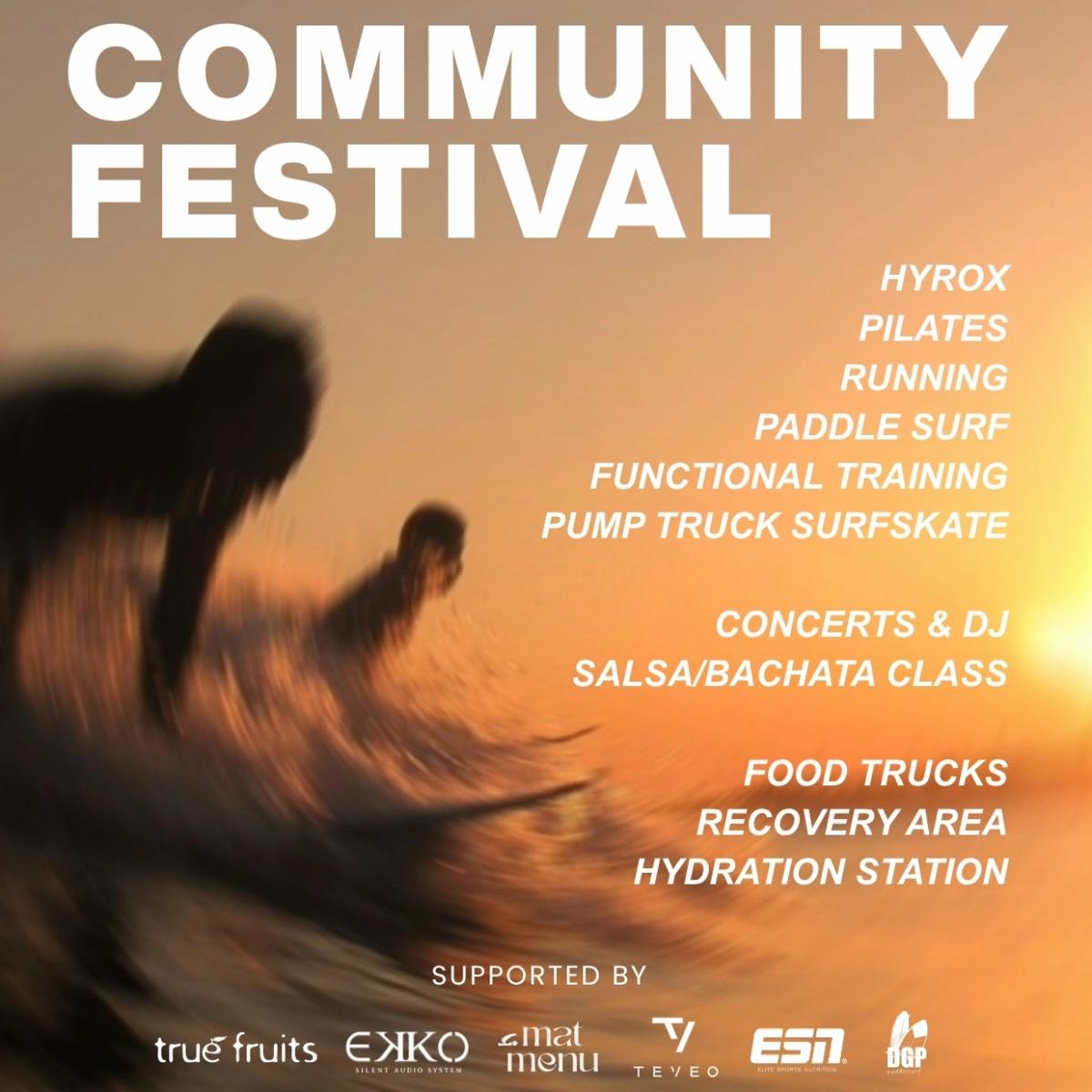 COMMUNITY FESTIVAL by SEA YOU x CNB Beach x RCB 🌅🌊🏋️🛹