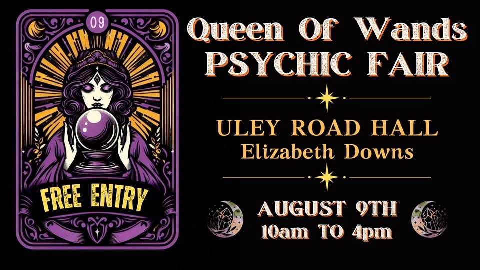 Queen of Wands Psychic Fair - Elizabeth Downs ✨🔮✨
