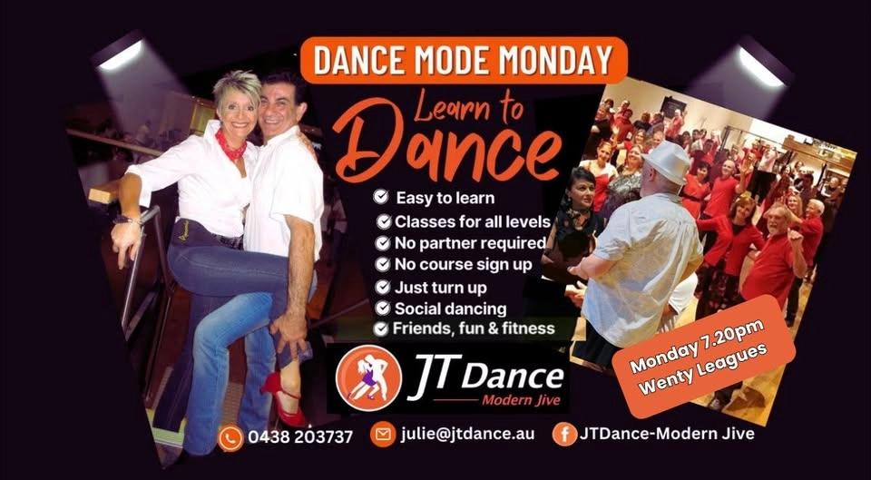 JTDance Mode Monday 29th June @ Wenty Leagues