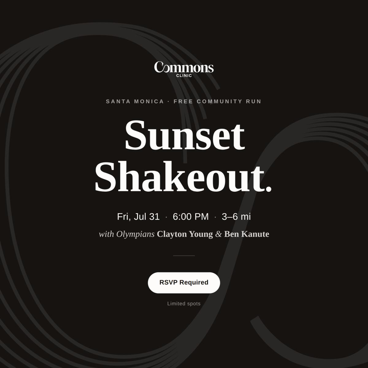 Sunset Shakeout