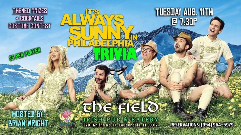 IT'S ALWAYS SUNNY IN PHILADELPHIA TRIVIA