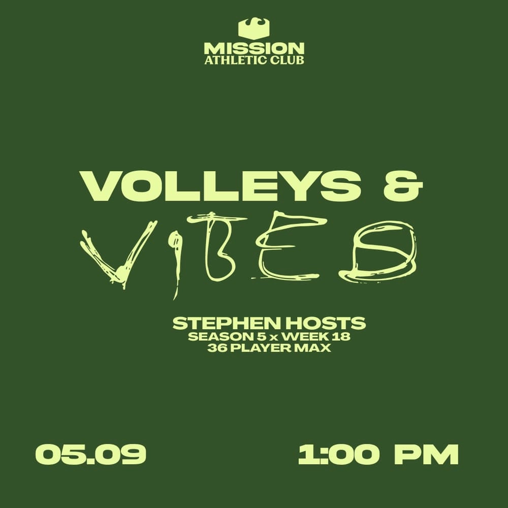Stephen Hosts Volleys & Vibes: WEEK 18