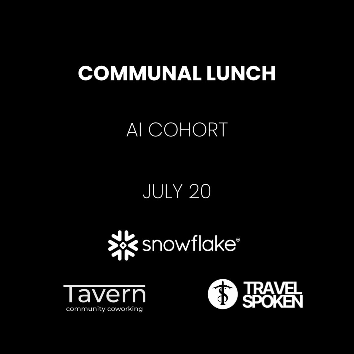 AI Cohort Communal Lunch