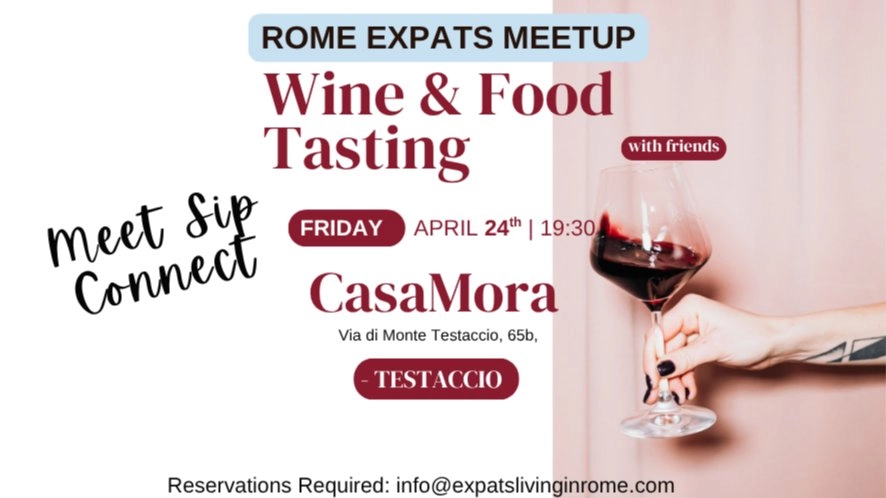 #RomeExpats: Wine & Food Tasting with Friends @CasaMora | Testaccio