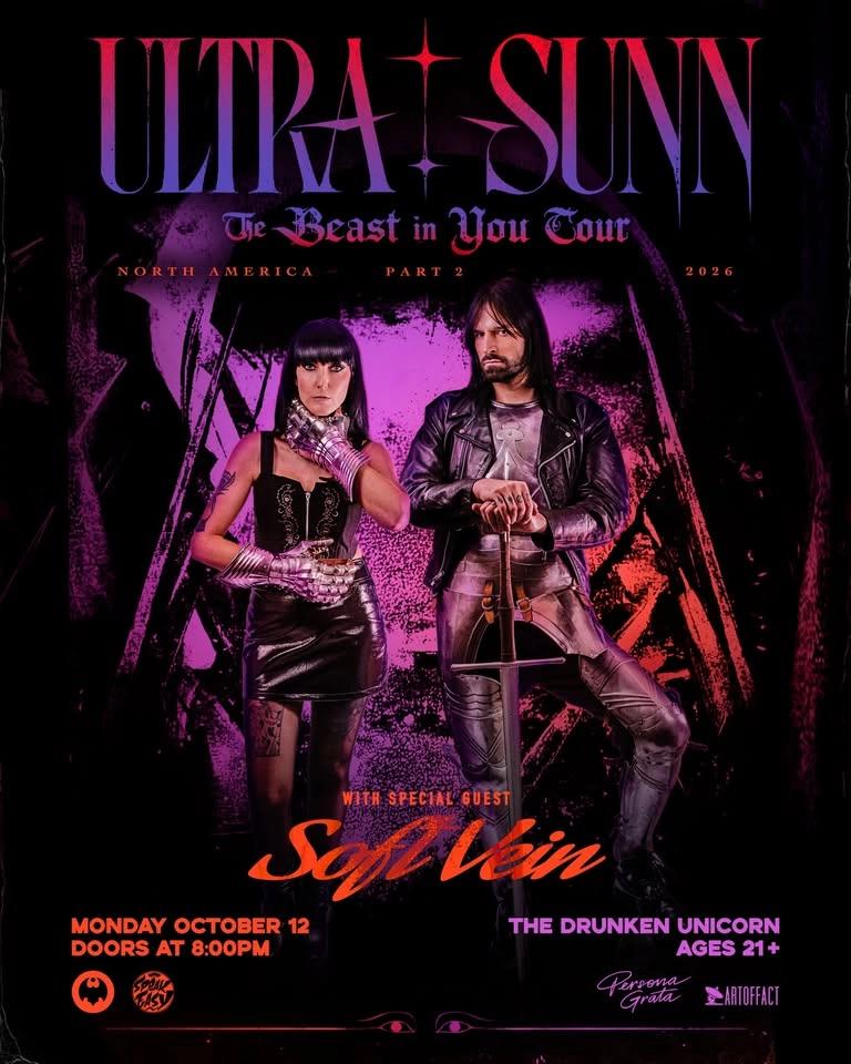 Club de Vampiros and Speakeasy Promotions present... ULTRA SUNN with Soft Vein