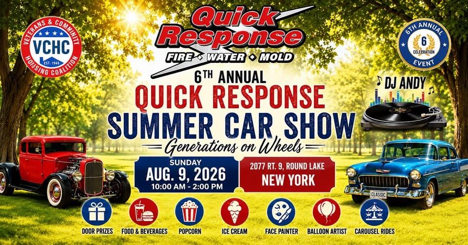 Quick Response Summer Car Show Generations on Wheels
