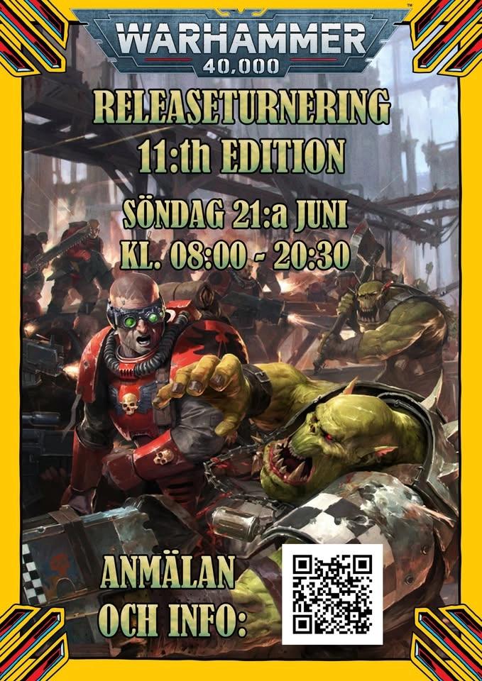 Releaseturnering 11th ed. 40k