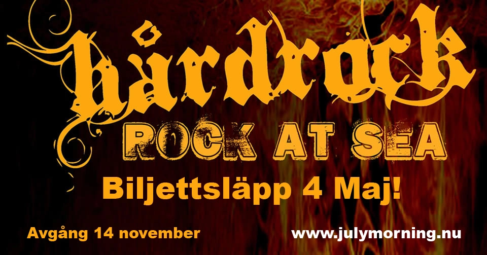 ROCK AT SEA HÅRDROCK - TYDLIGEN ONE MORE TIME