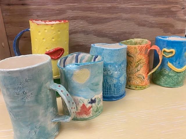 Hand building with clay class-Create a unique mug by hand!