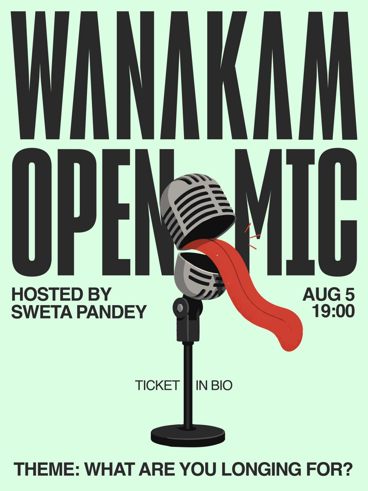 Everything We’re Waiting For - A Open Mic Night of Longing, Yearning, and Alternate Lifetimes