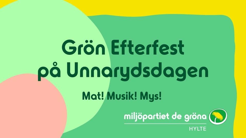 Grön Efterfest på Unnarydsdagen