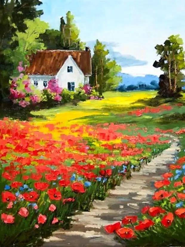 "Monet's Cottage" In Person Paint Night Event Sunday 1:00 p.m. at Tapster South Lake Union
