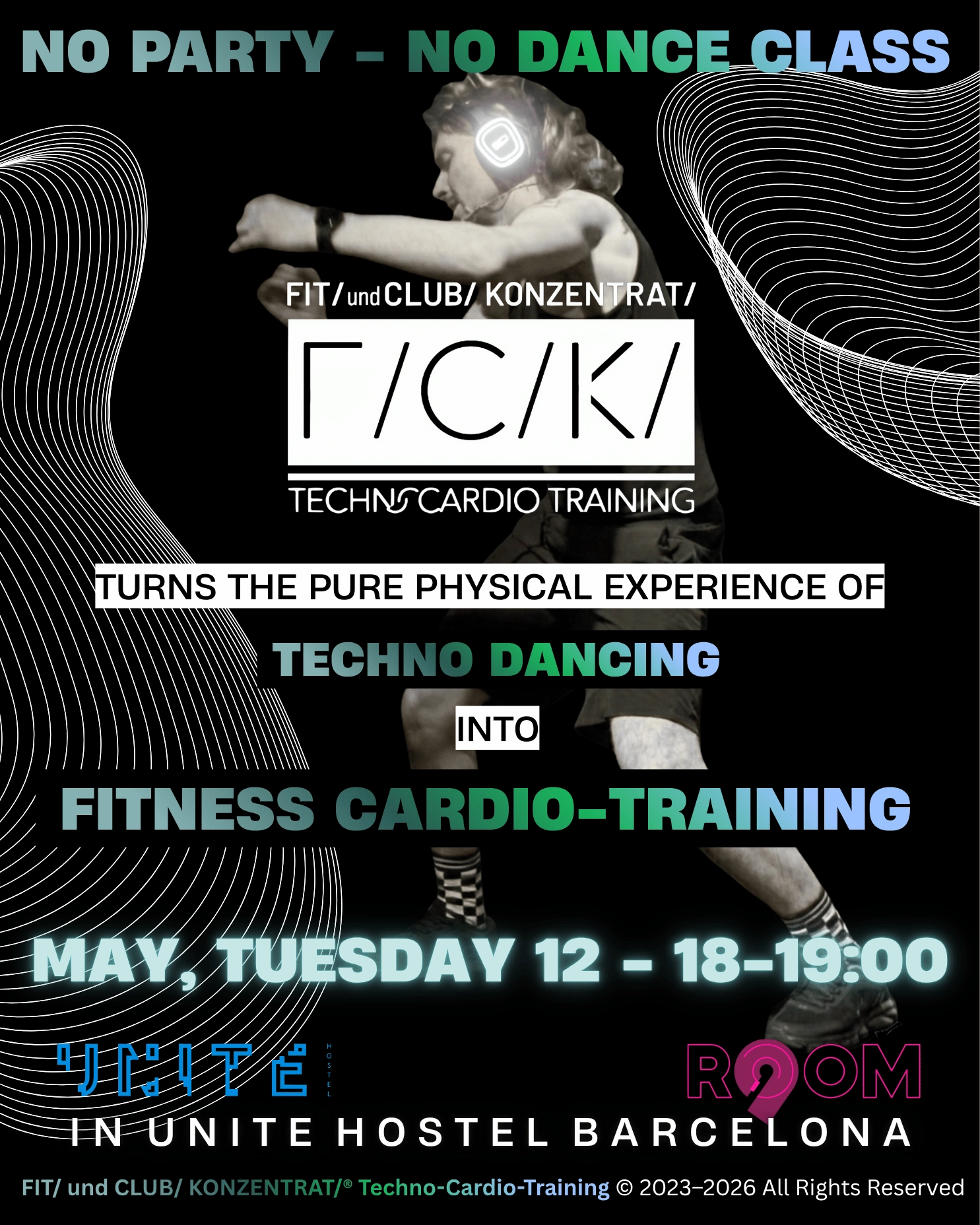FIT/ und CLUB/ KONZENTRAT/ Techno-Cardio-Training Session