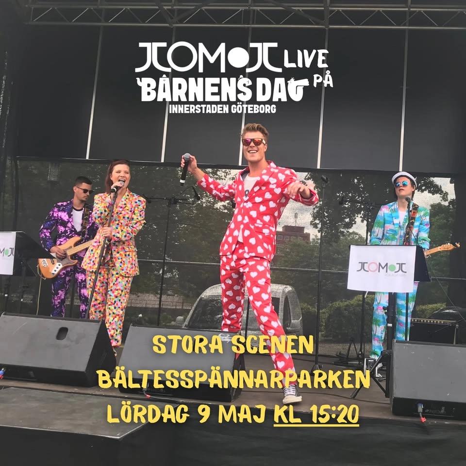JOMOJ på Barnens Dag lördag 9 maj kl 15:20