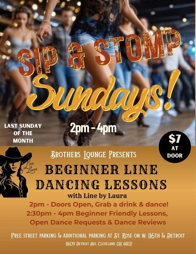 Sip & Stomp Sundays - Line Dancing Lessons
