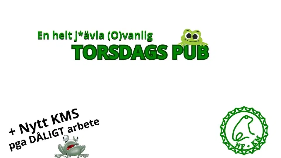 J*vligt (O)vanlig Torsdags Pub - NFKM
