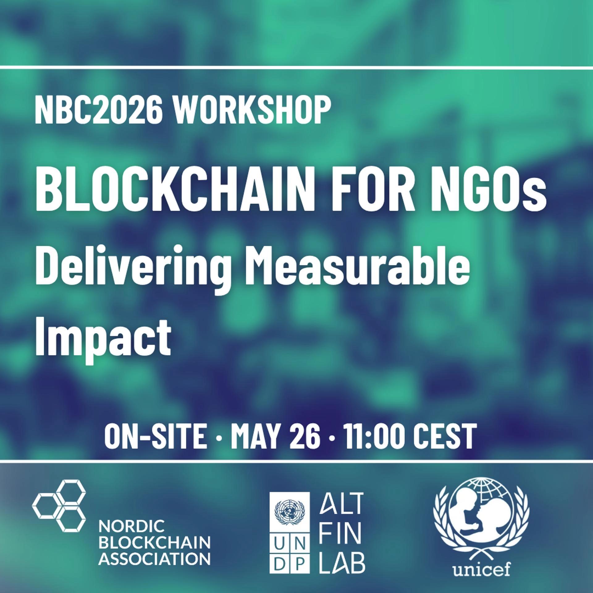 WORKSHOP: Blockchain for NGOs - Delivering Measurable Impact