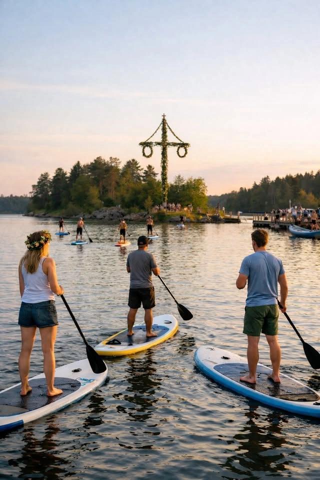 Midsommar SUP med övernattning