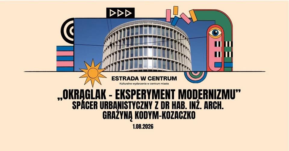 Spacer urbanistyczny „Okrąglak – eksperyment modernizmu” z dr hab. inż. arch. Grażyną Kodym-Kozaczko