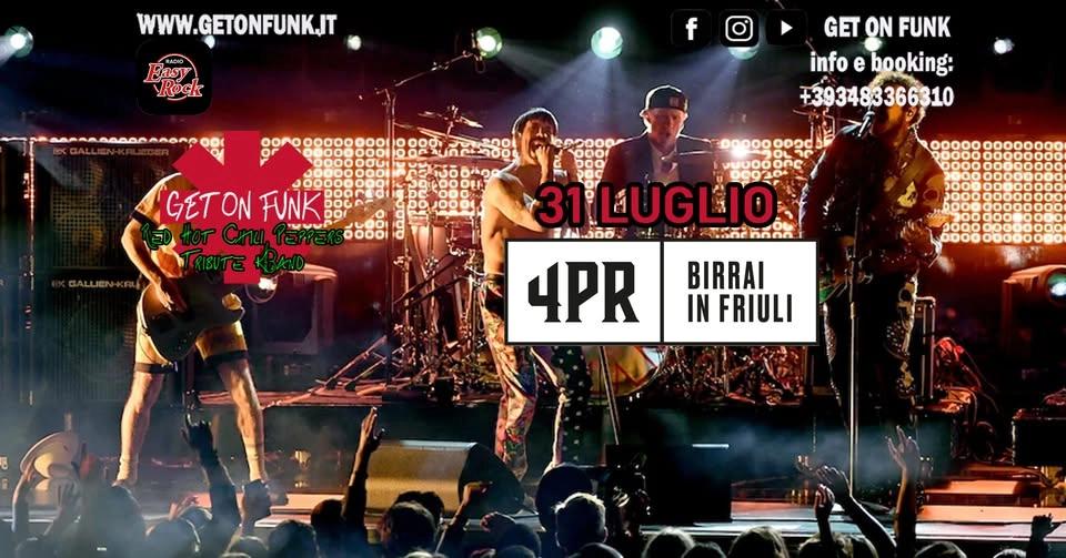 Get On Funk RHCP Tribute Live @Agriturismo 4PR - Farra d'Isonzo (GO)